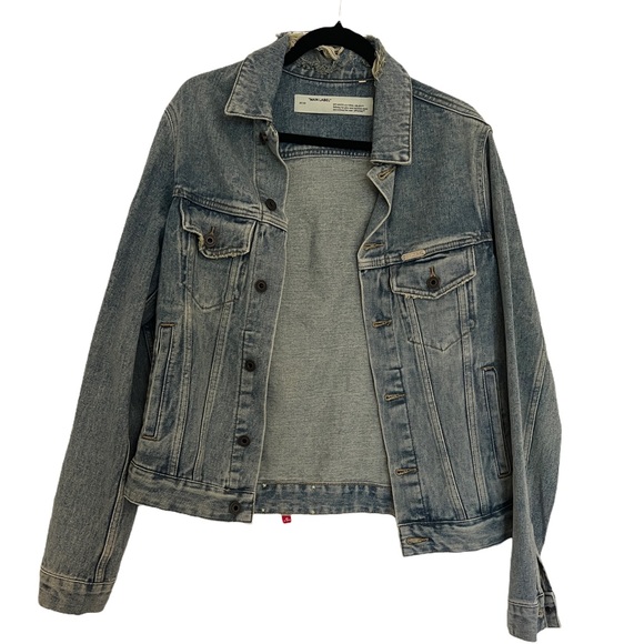 Off White Jean Jacket - Picture 3 of 3